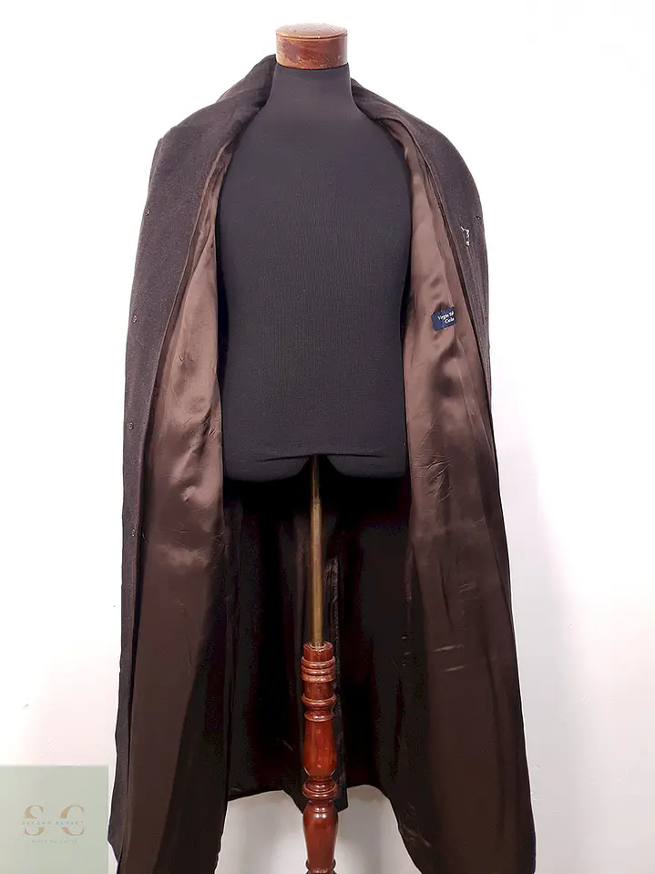 Abrigo Largo Schneiders Café 80% Lana Virgen - Talla 2XL 13
