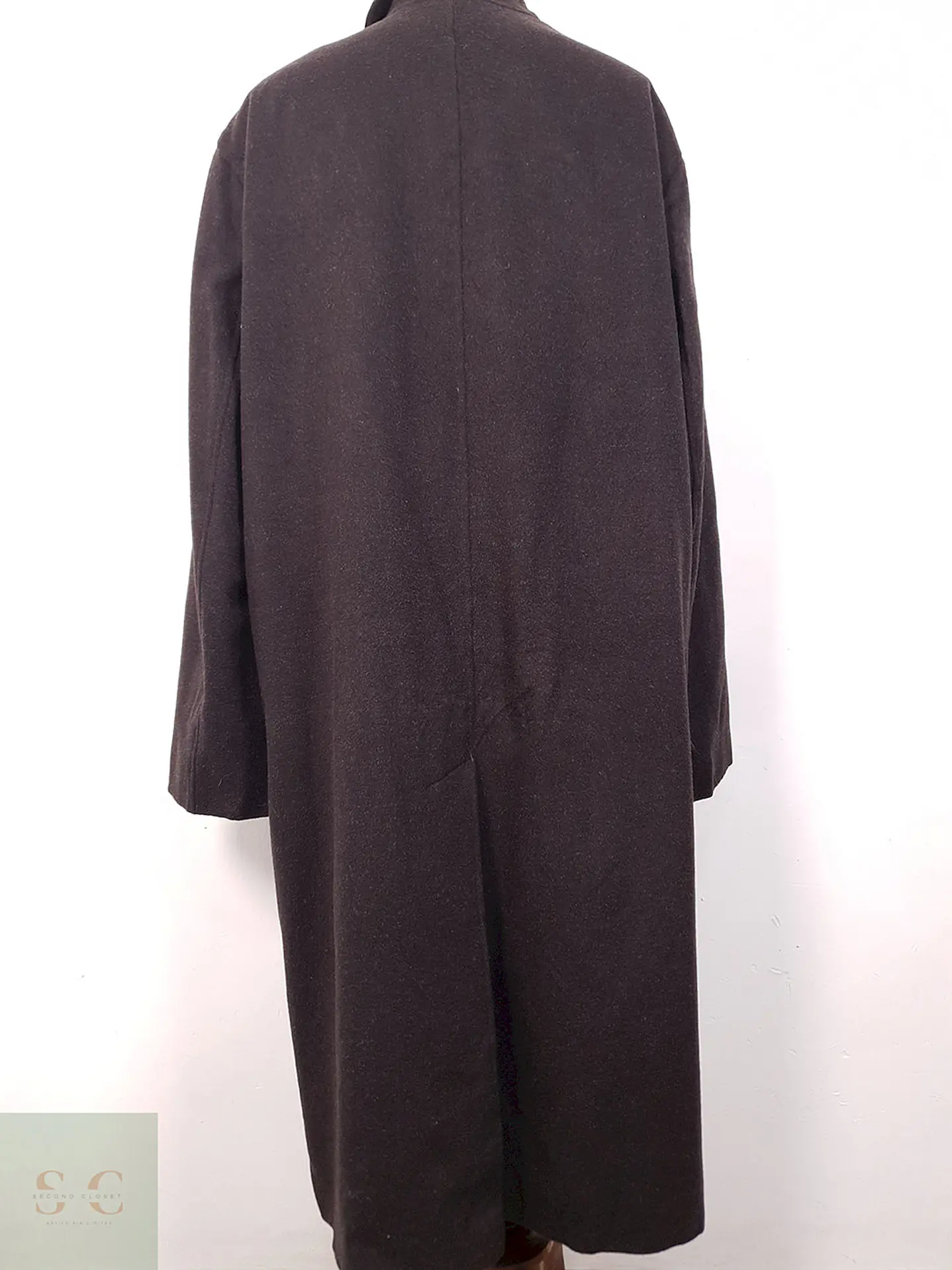Abrigo Largo Schneiders Café 80% Lana Virgen - Talla 2XL 14