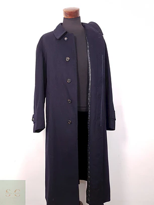 Abrigo Loden Largo Azul Bugatti Alpen Loden - Talla XXL