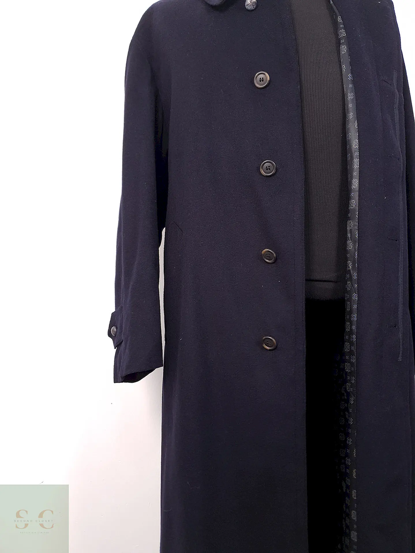 Abrigo Loden Largo Azul Bugatti Alpen Loden - Talla XXL 2