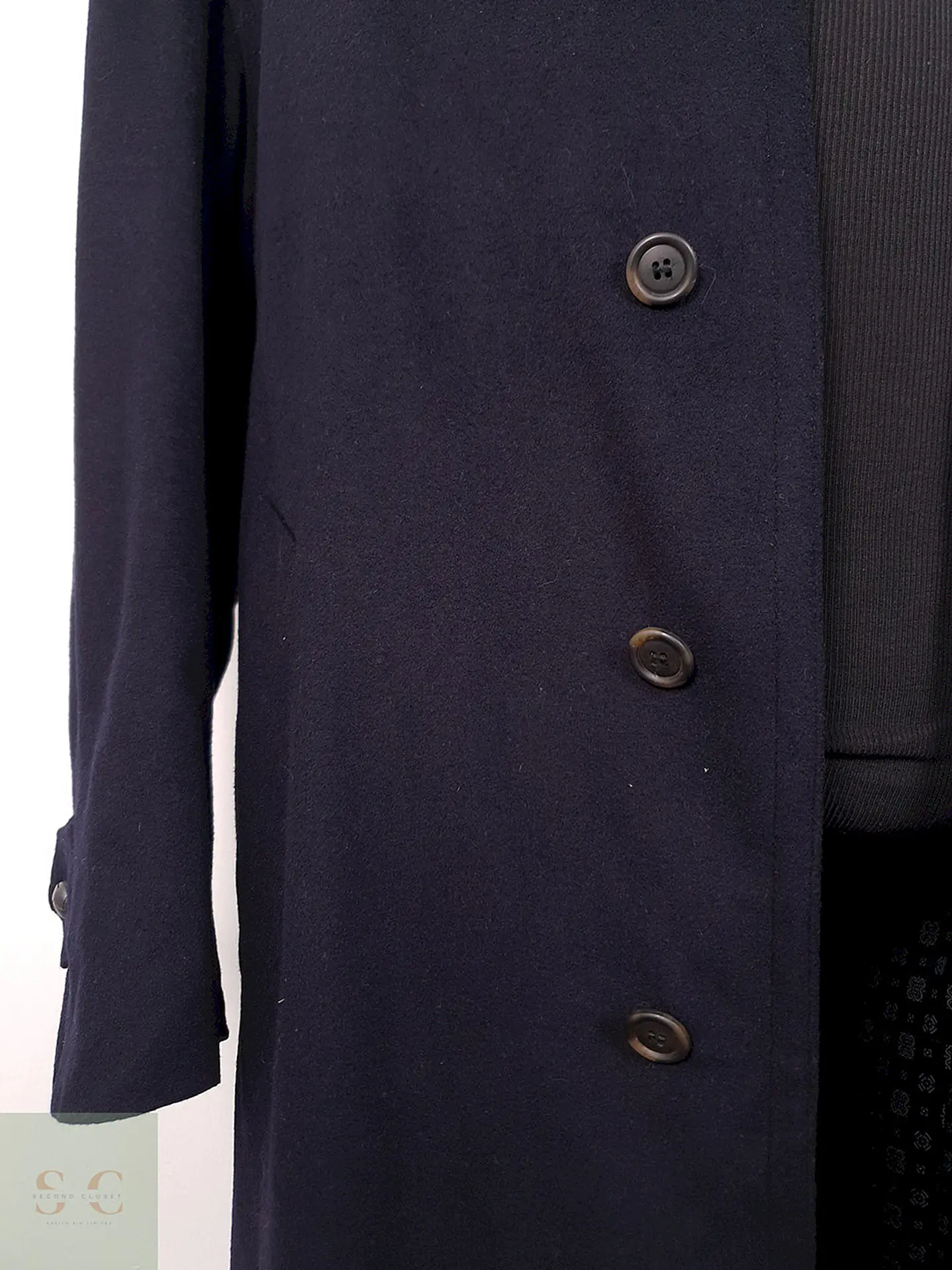 Abrigo Loden Largo Azul Bugatti Alpen Loden - Talla XXL 3