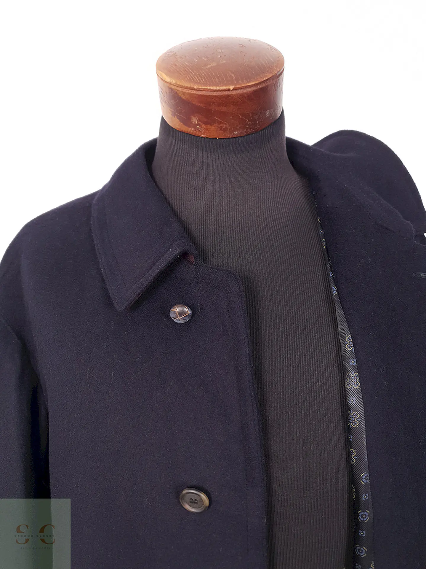Abrigo Loden Largo Azul Bugatti Alpen Loden - Talla XXL 5