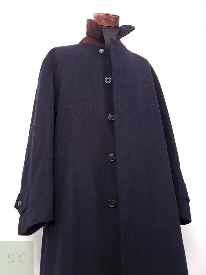 Abrigo Loden Largo Azul Bugatti Alpen Loden - Talla XXL 9