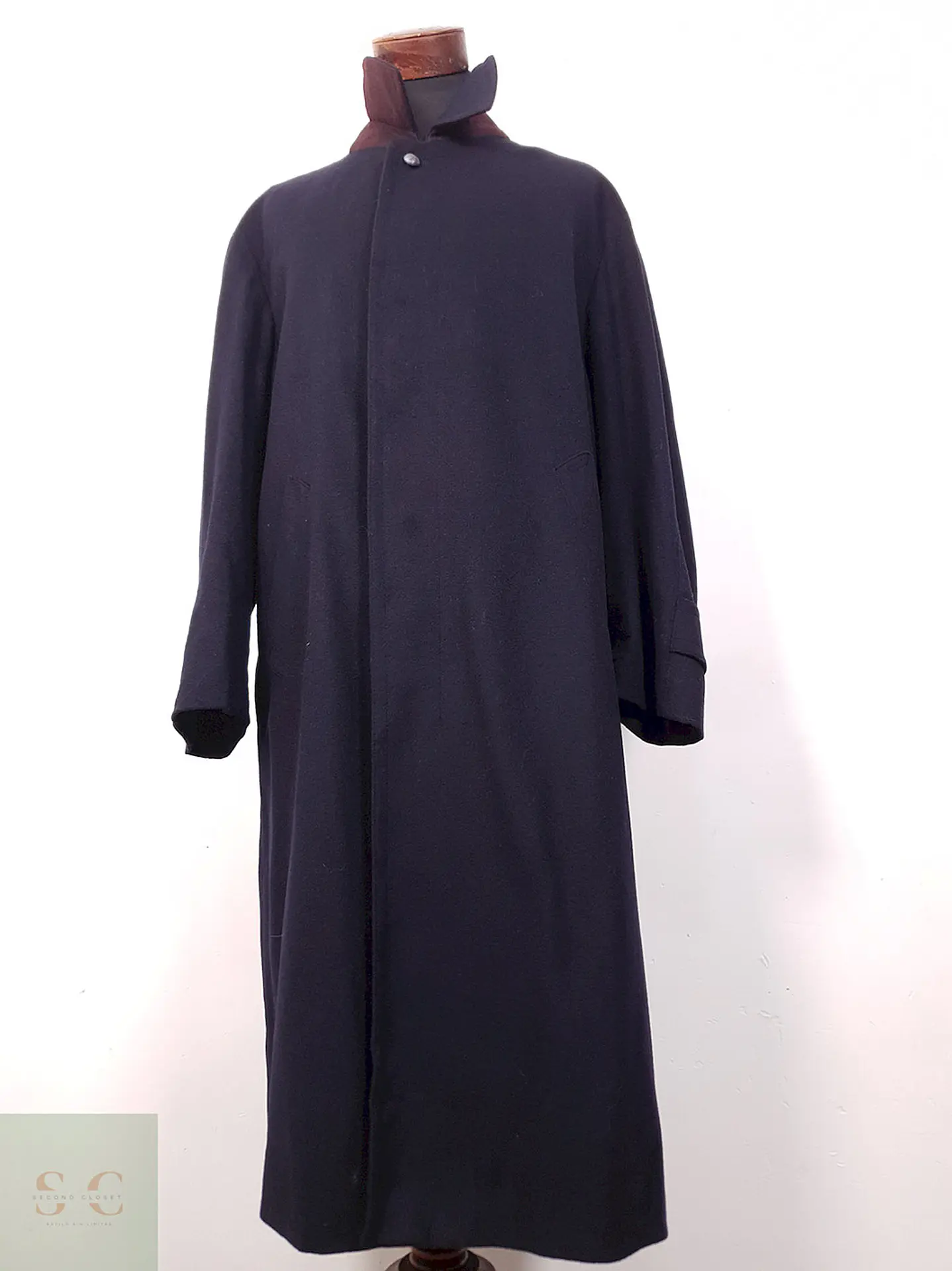 Abrigo Loden Largo Azul Bugatti Alpen Loden - Talla XXL 10