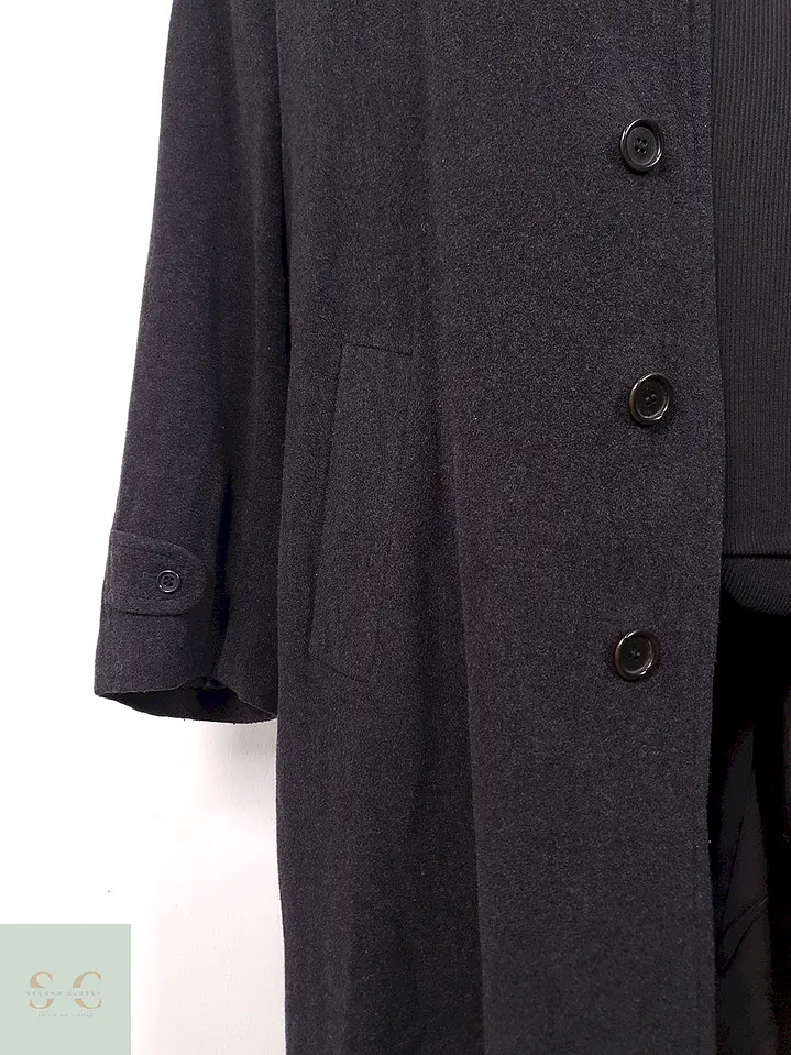 Trench Burberry Plomo 100% Lana - Talla XXL 2