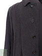 Trench Burberry Plomo 100% Lana - Talla XXL - Miniatura 3