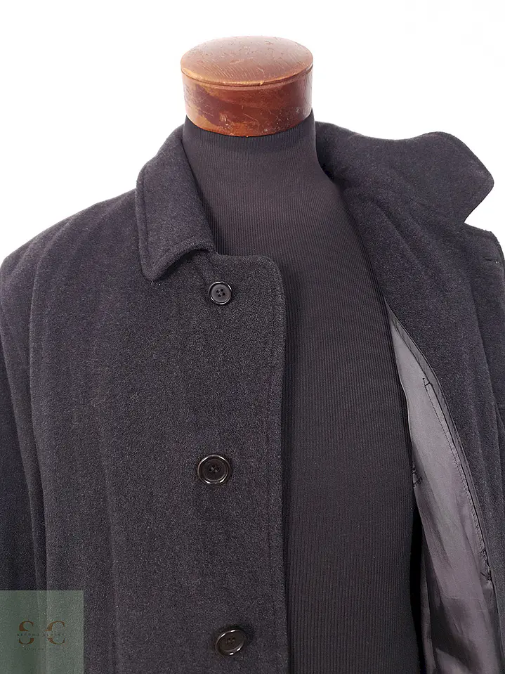 Trench Burberry Plomo 100% Lana - Talla XXL 4