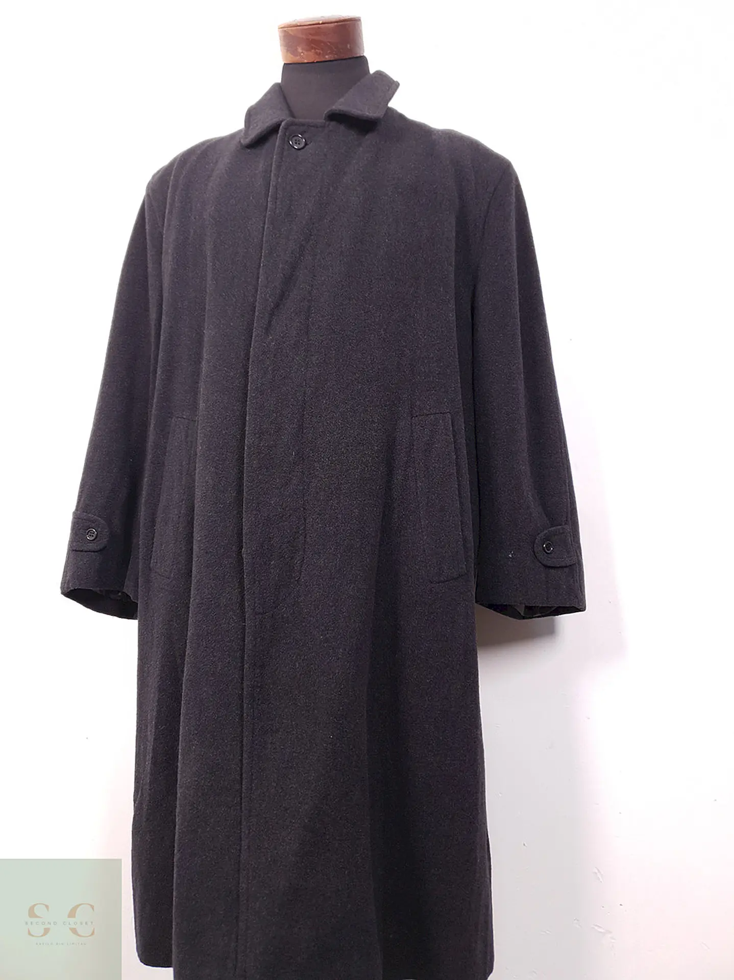 Trench Burberry Plomo 100% Lana - Talla XXL 6