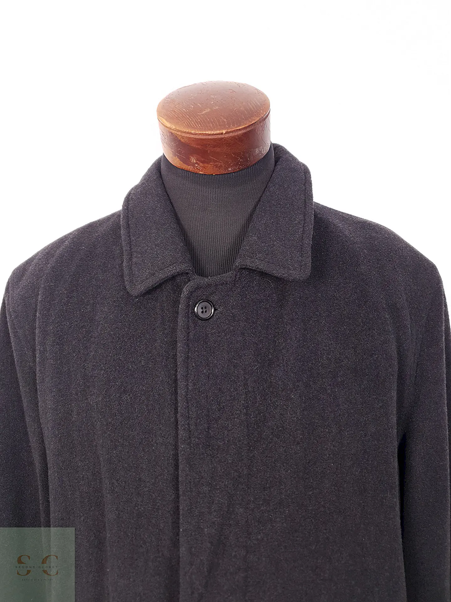 Trench Burberry Plomo 100% Lana - Talla XXL 8