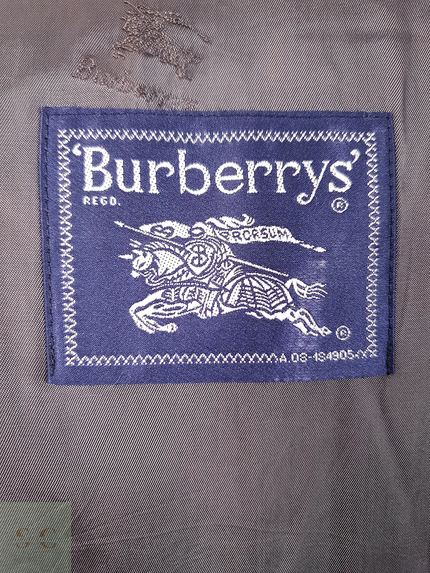Trench Burberry Plomo 100% Lana - Talla XXL 15