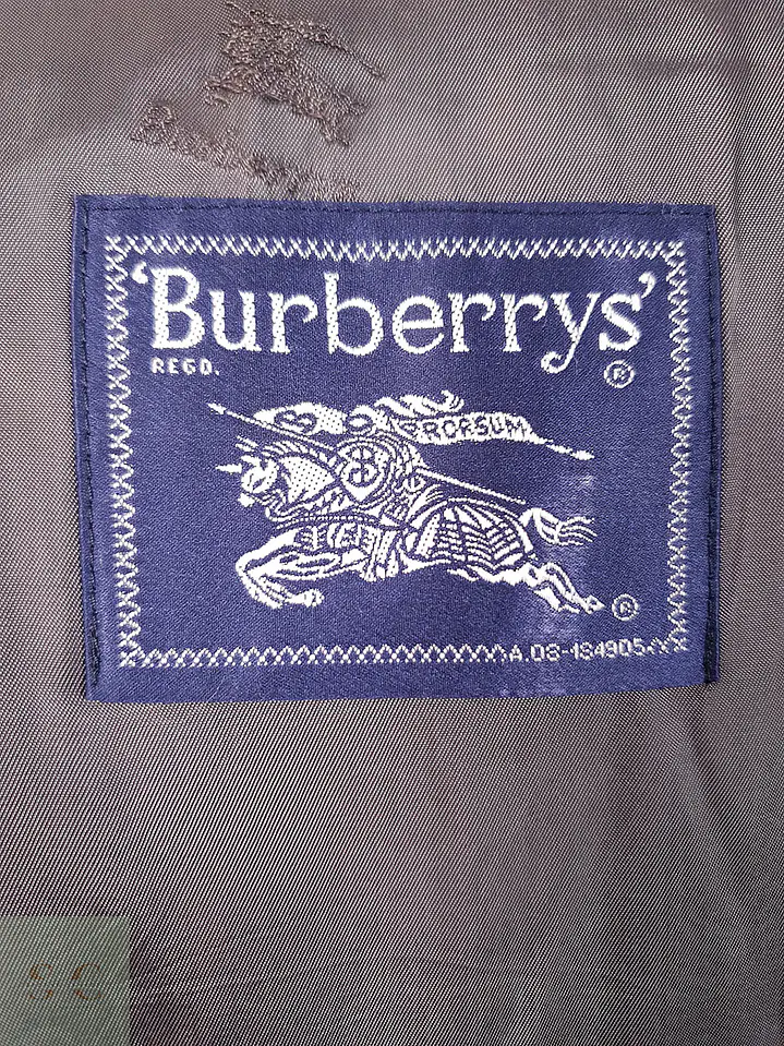 Trench Burberry Plomo 100% Lana - Talla XXL 15