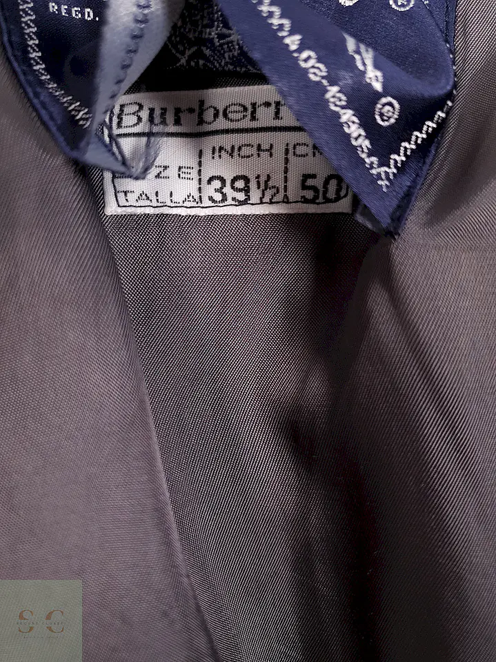 Trench Burberry Plomo 100% Lana - Talla XXL 17