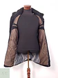 Abrigo Negro Angelo Litrico 60% Lana - Talla M - Miniatura 7