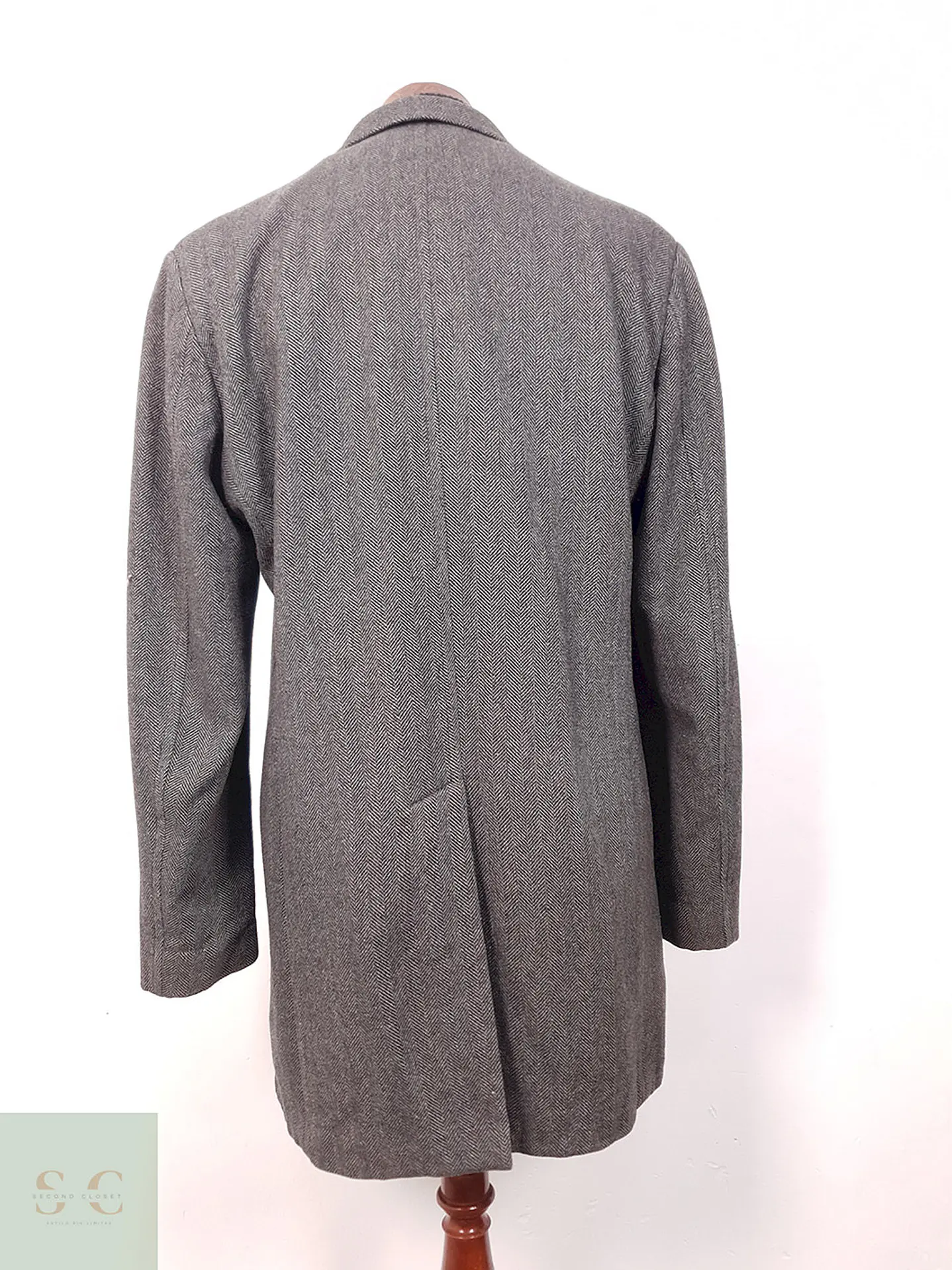 Abrigo Bogie Plomo Lana - Talla L 11