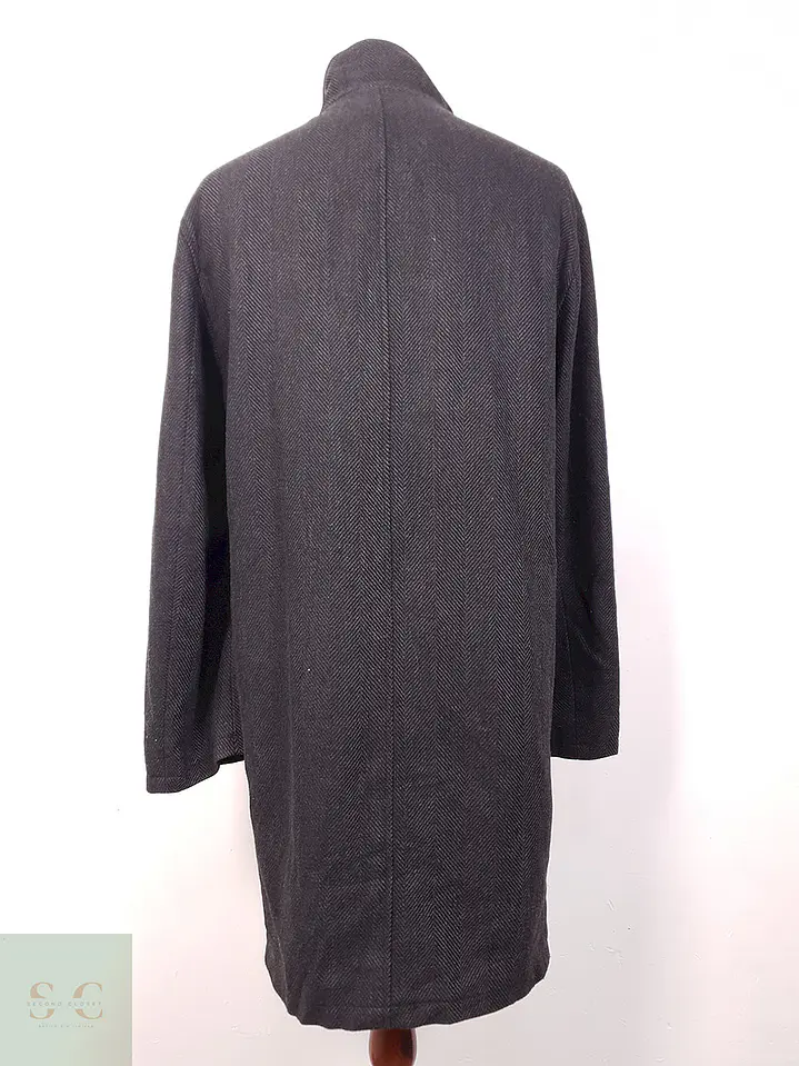 Abrigo Bugatti Plomo Lana Virgen y Cashmere - Talla L 12