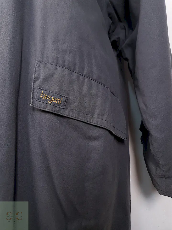 Gabardina Bugatti Plomo con Forro Térmico - Talla XXL 7