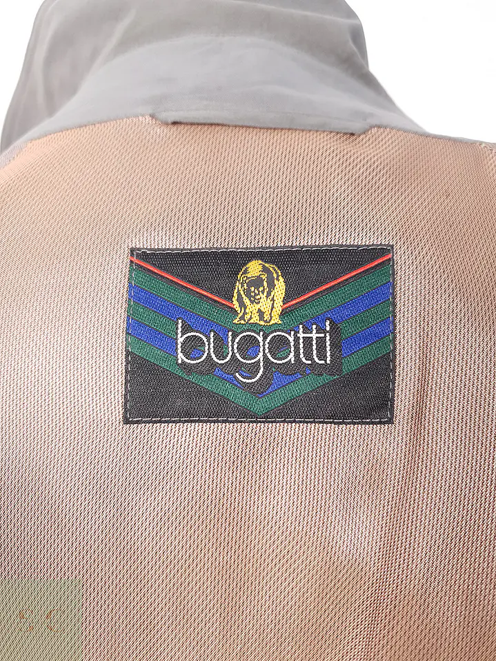 Gabardina Ligera Bugatti Plomo con Cinturón - Talla XXL 17