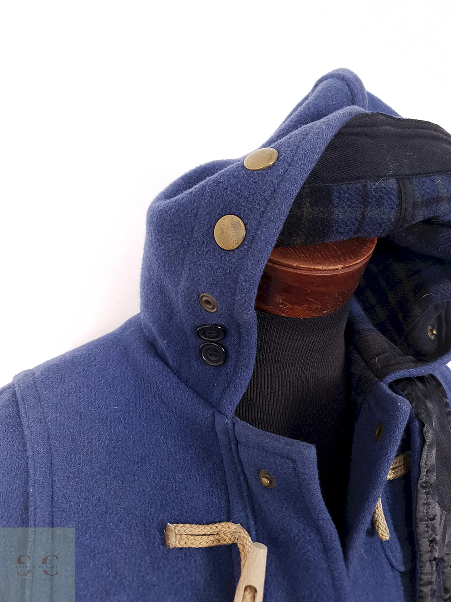 Abrigo hombre Original Montgomery England lana virgen Grueso lujo TALLA XS/S - C251 8