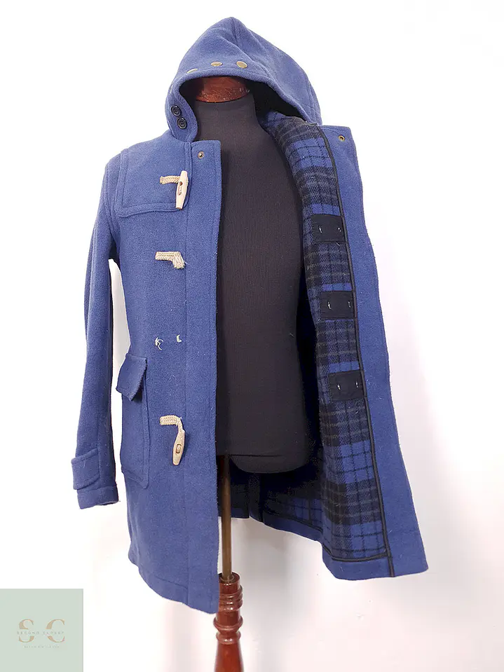 Abrigo hombre Original Montgomery England lana virgen Grueso lujo TALLA XS/S - C251 10