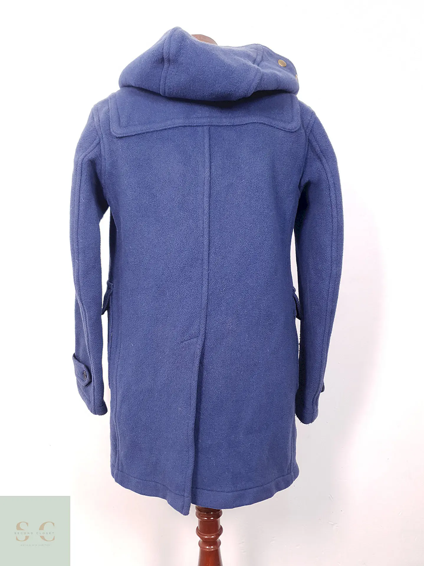 Abrigo hombre Original Montgomery England lana virgen Grueso lujo TALLA XS/S - C251 11
