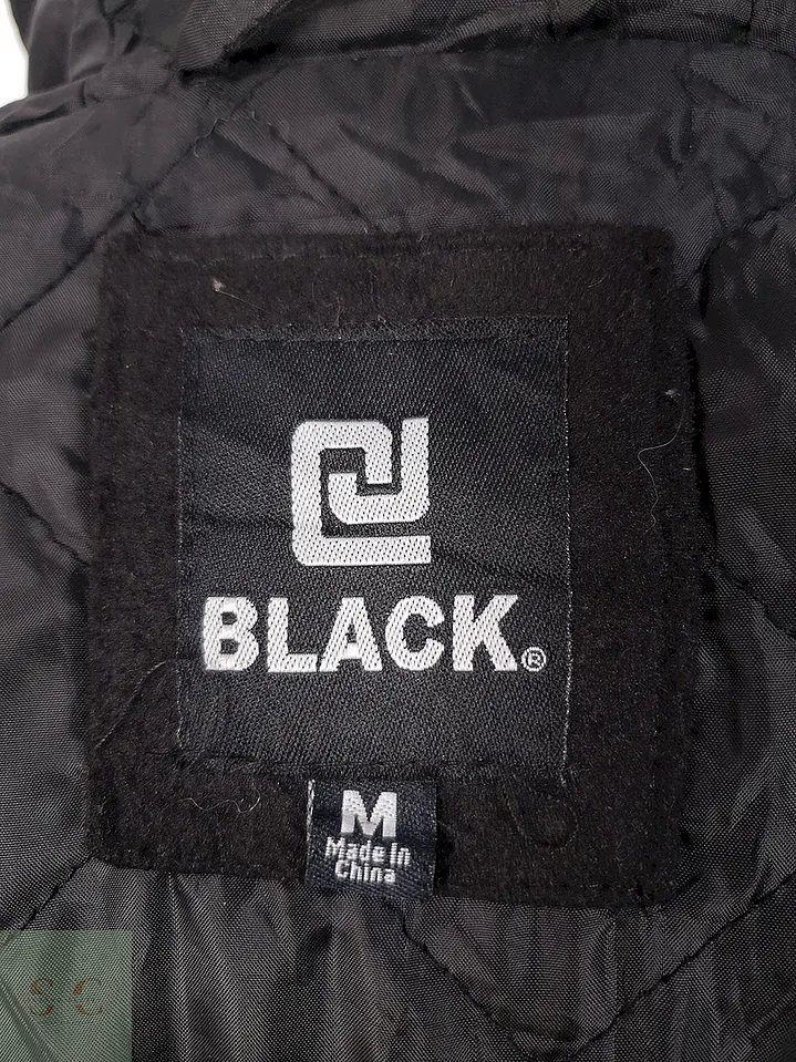 Chaqueta Negra Black Mezcla Lana - Talla M 10