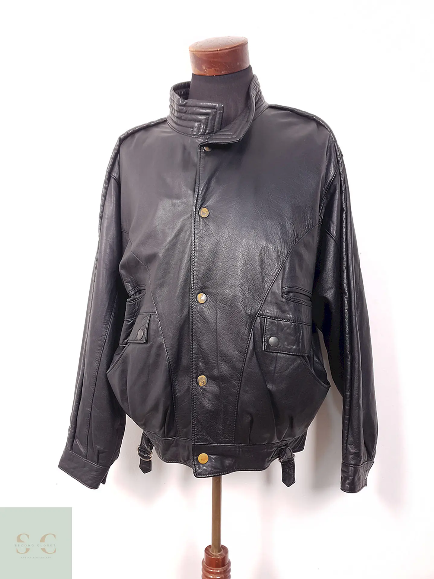Chaqueta Cuero Benet Melsion Hecha en España - Talla XL 2