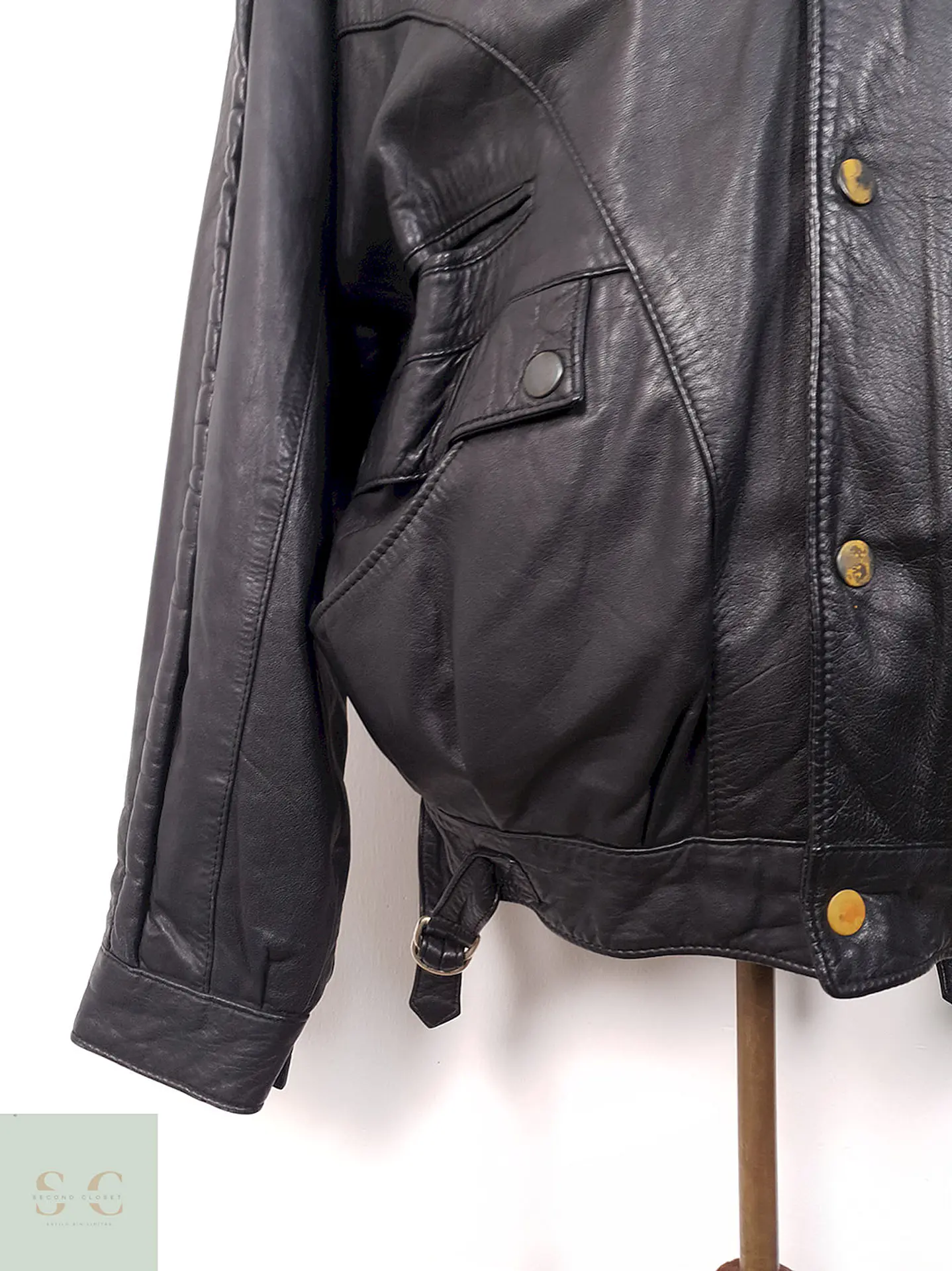 Chaqueta Cuero Benet Melsion Hecha en España - Talla XL 3