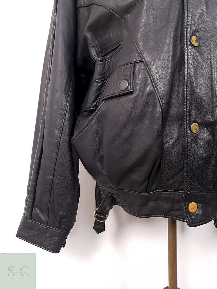 Chaqueta Cuero Benet Melsion Hecha en España - Talla XL 3
