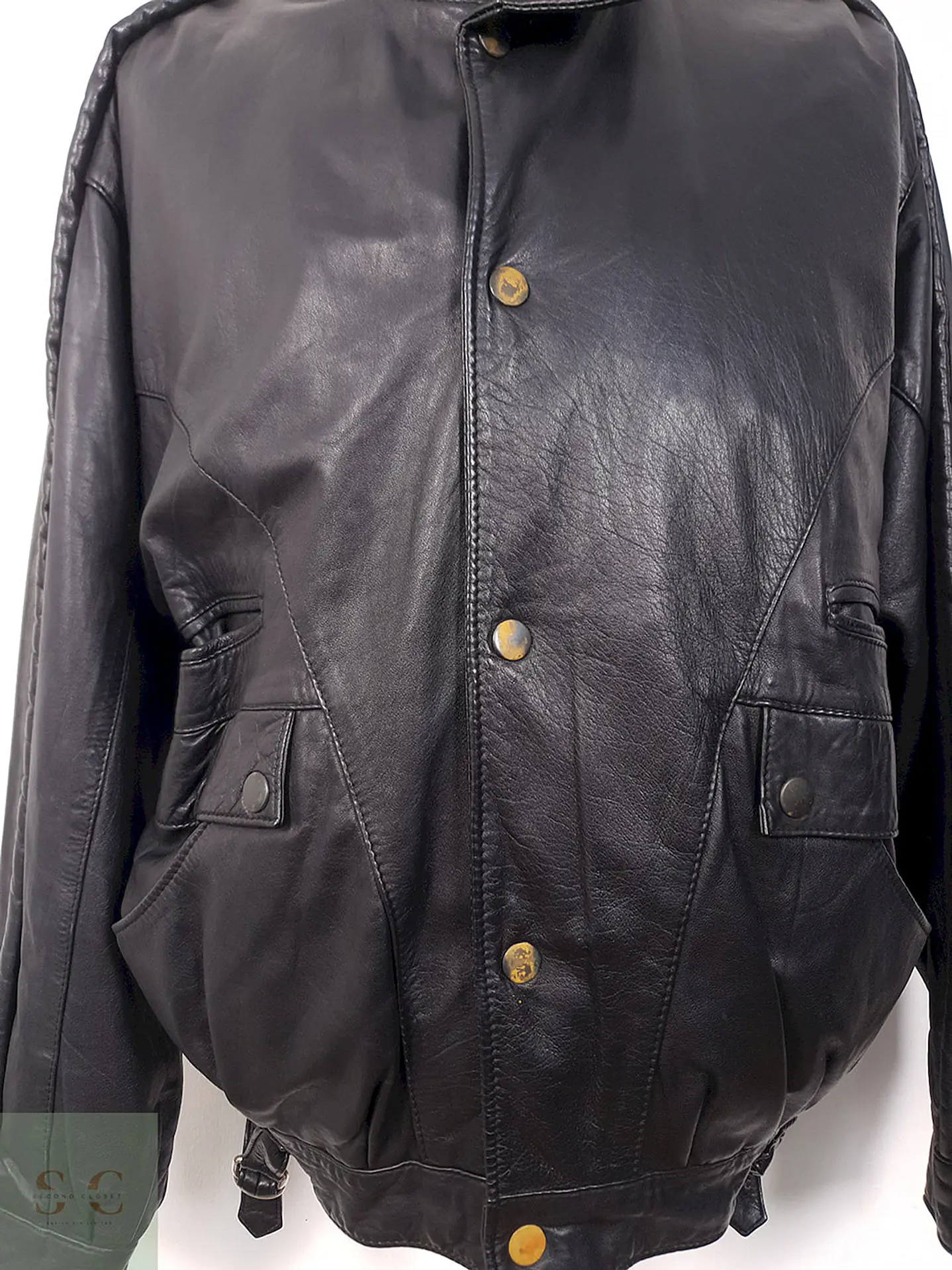 Chaqueta Cuero Benet Melsion Hecha en España - Talla XL 4