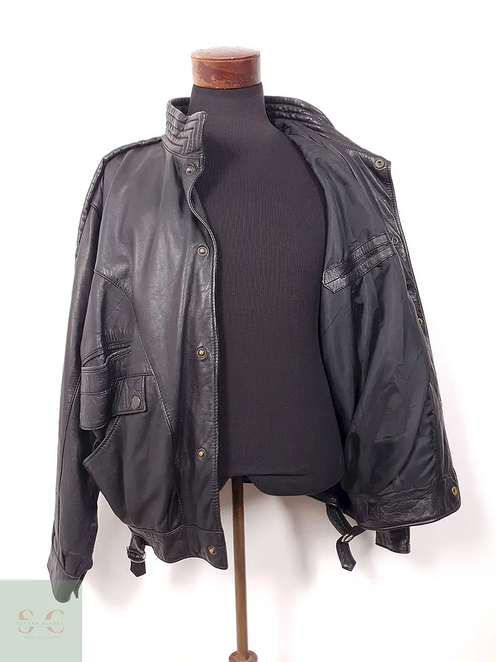 Chaqueta Cuero Benet Melsion Hecha en España - Talla XL 8