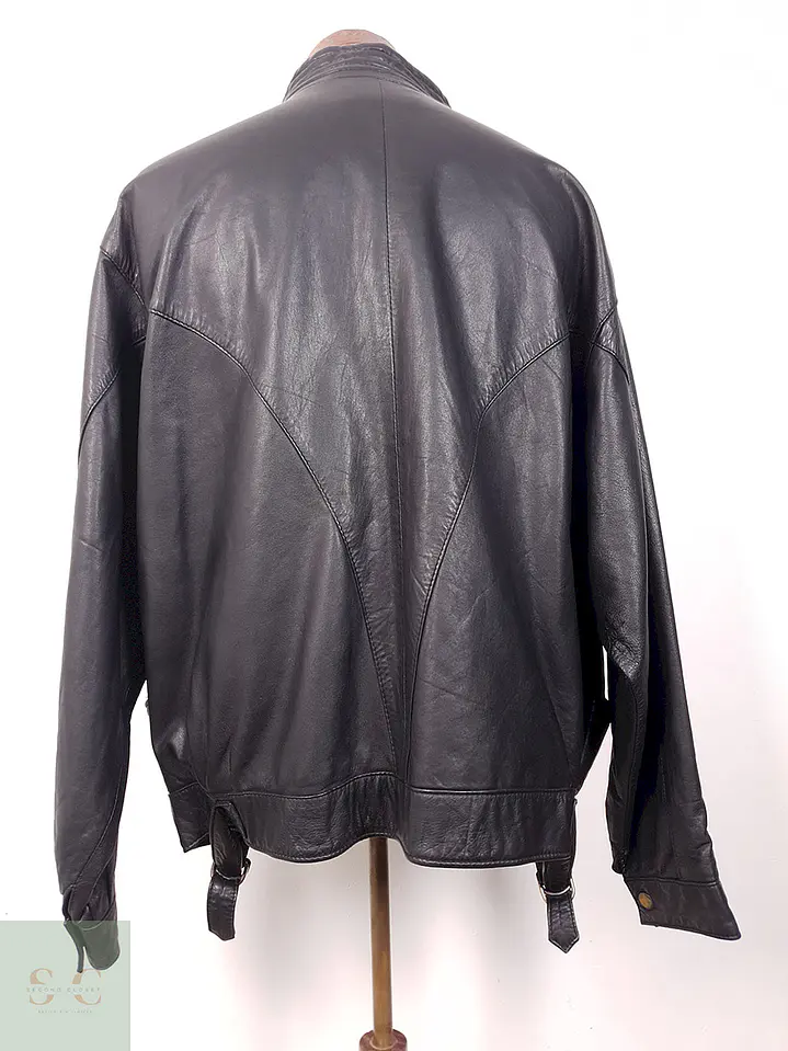 Chaqueta Cuero Benet Melsion Hecha en España - Talla XL 11