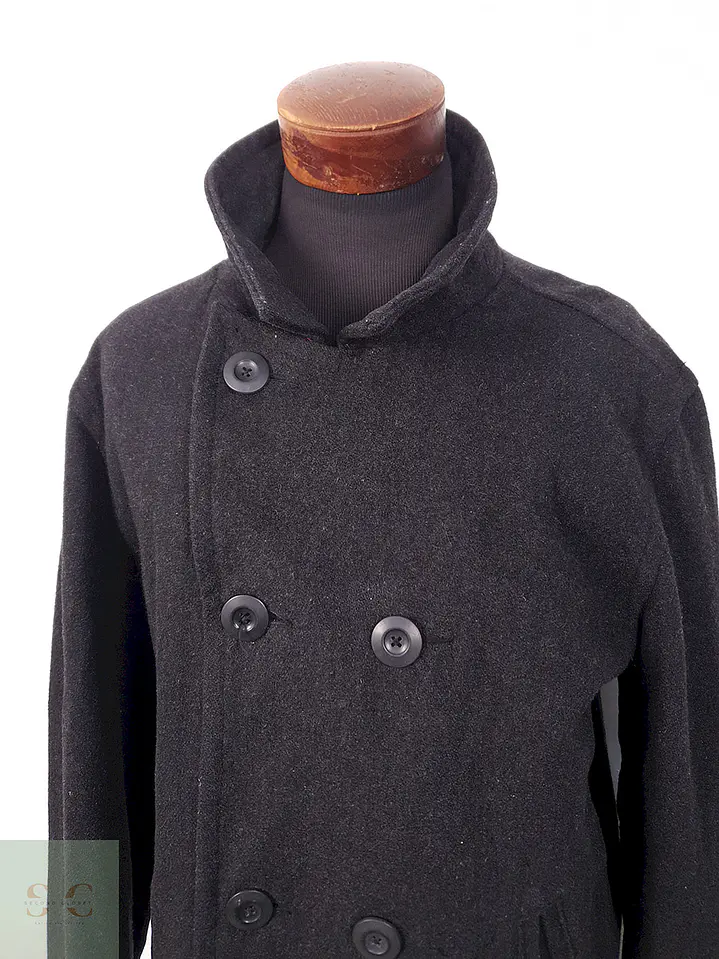 Abrigo Marinero Old Navy Plomo Lana - Talla XXL 7