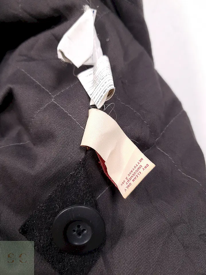 Abrigo Marinero Old Navy Plomo Lana - Talla XXL 10