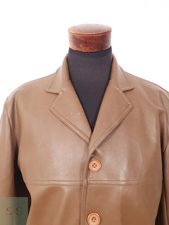 Chaqueta Café Ecocuero - Talla L 5