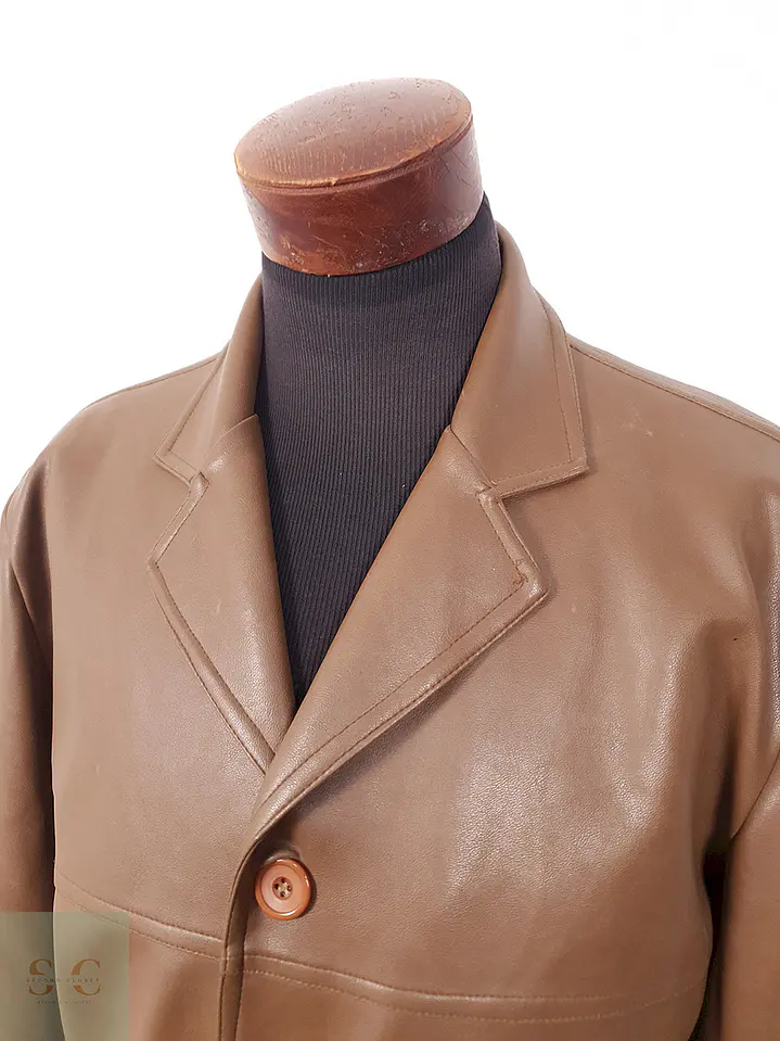 Chaqueta Café Ecocuero - Talla L 6