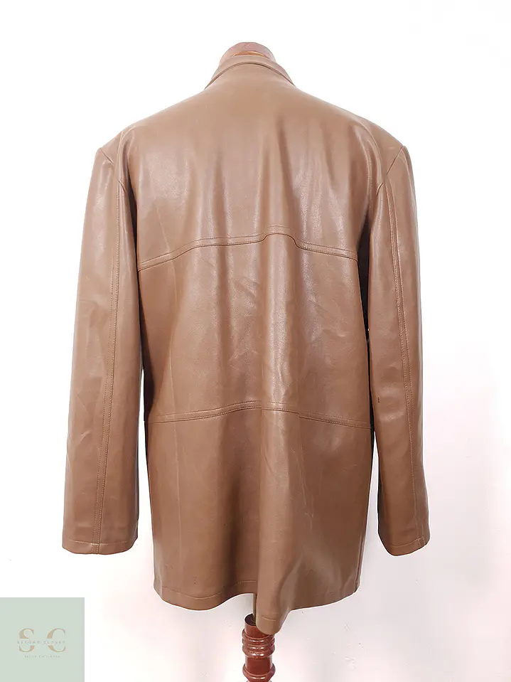 Chaqueta Café Ecocuero - Talla L 7