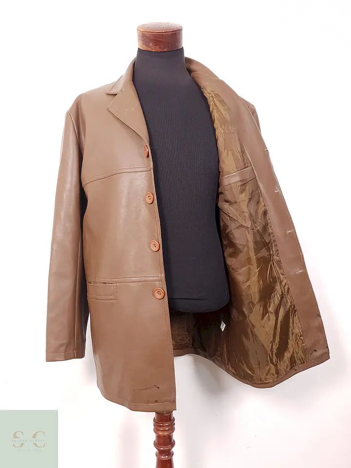 Chaqueta Café Ecocuero - Talla L 10