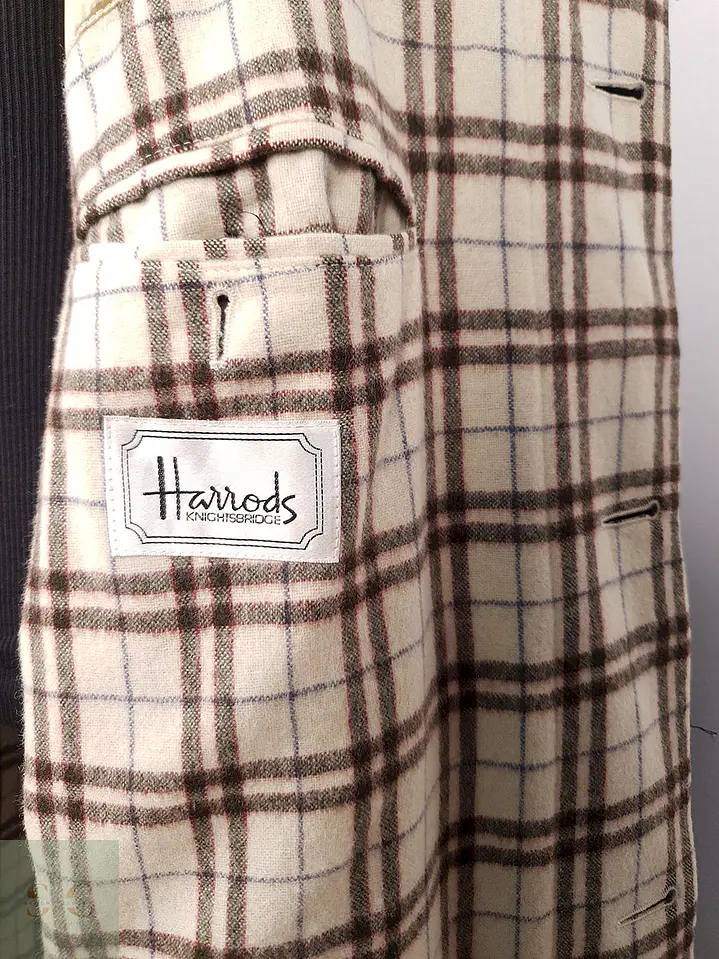 Abrigo Harrods Largo Azul Lana Virgen - Talla XXL 5