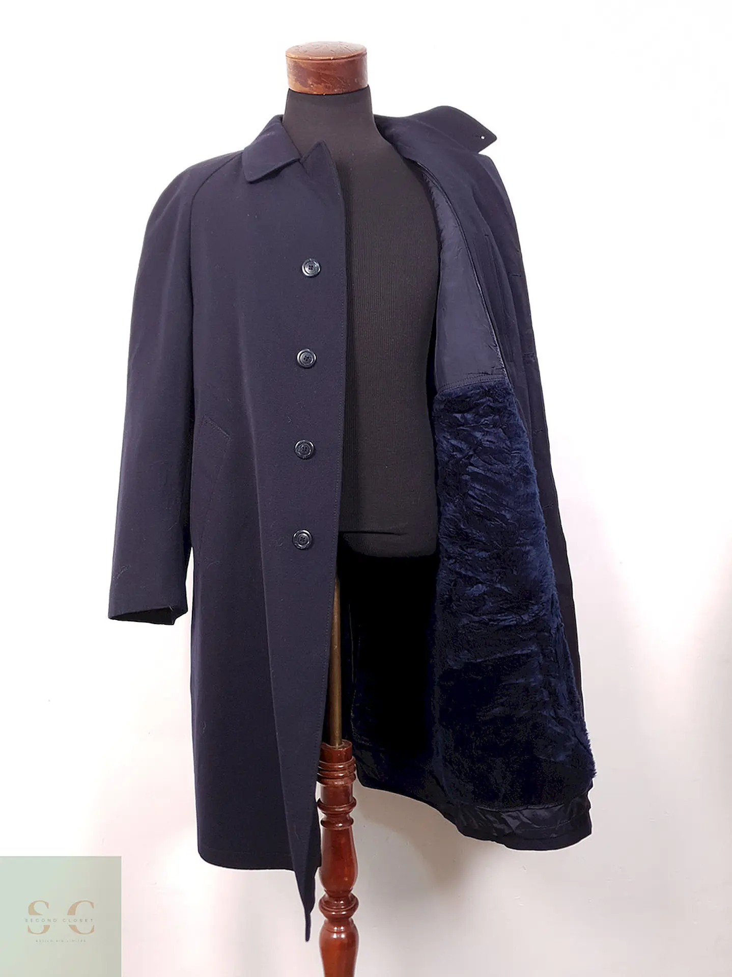 Abrigo Gotthard Polickle Gabardina Azul - Talla L 1