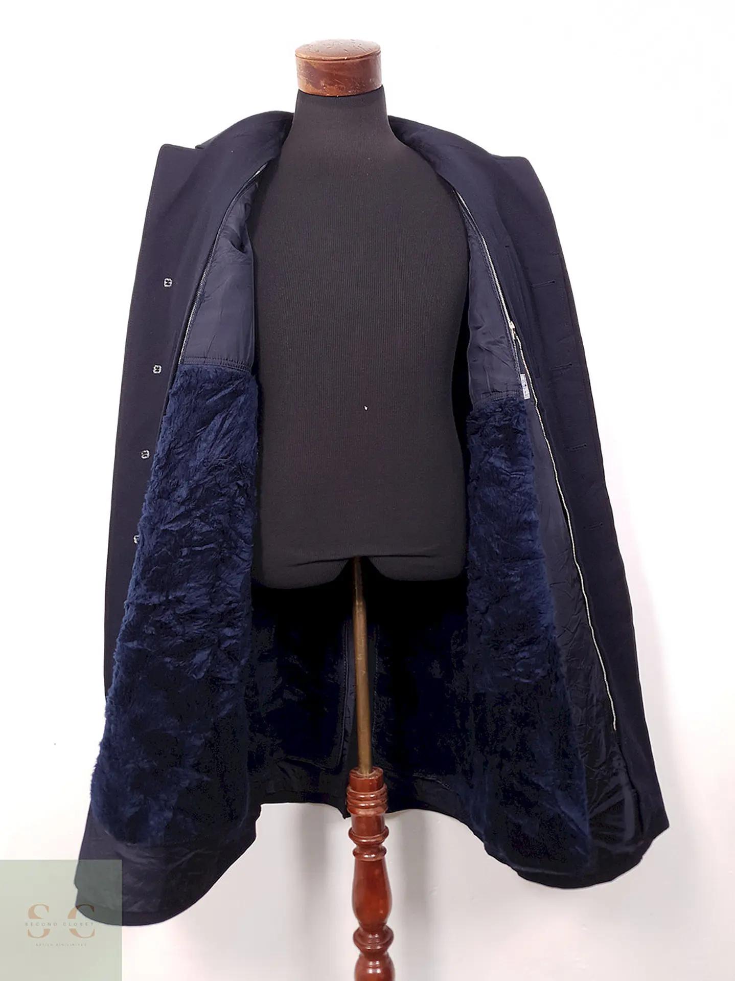 Abrigo Gotthard Polickle Gabardina Azul - Talla L 13
