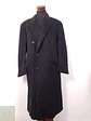 Abrigo Cruzado Largo Bugatti Plomo 100% Lana Virgen - Talla XXL - Miniatura 1