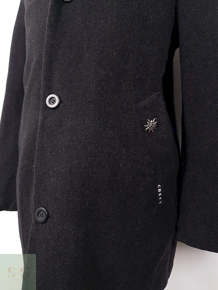 Abrigo Tres Cuartos Plomo 70% Lana - Talla M 4