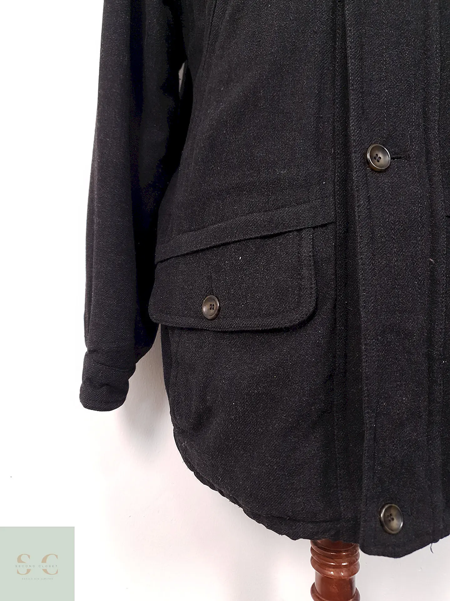 Chaquetón Plomo Sympatex 50% Lana - Talla XL 3