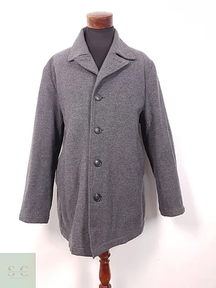Abrigo Logg Plomo Lana – Talla 2XL