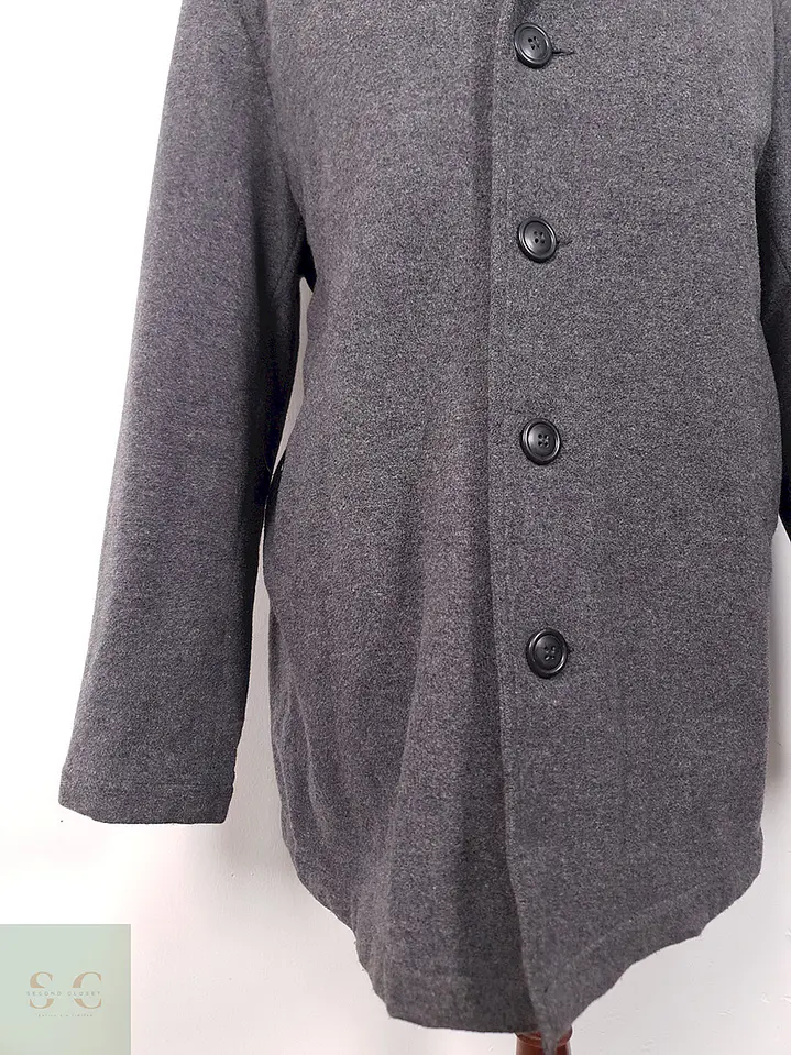 Abrigo Logg Plomo 80% Lana - Talla XXL 3