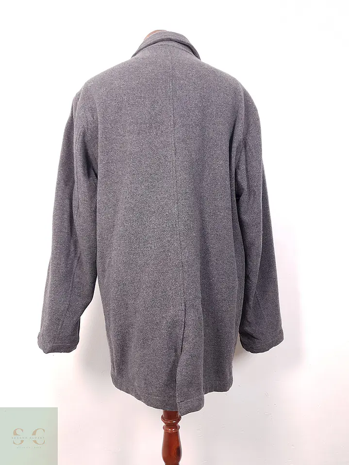 Abrigo Logg Plomo 80% Lana - Talla XXL 9