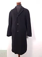 Abrigo Largo Azul Oscuro Lana Virgen y Cashmere - Talla XL - Miniatura 2