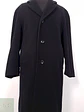 Abrigo Largo Azul Oscuro Lana Virgen y Cashmere - Talla XL - Miniatura 3