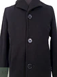 Abrigo Tres Cuartos Makia Negro 70% Lana - Talla M - Miniatura 4