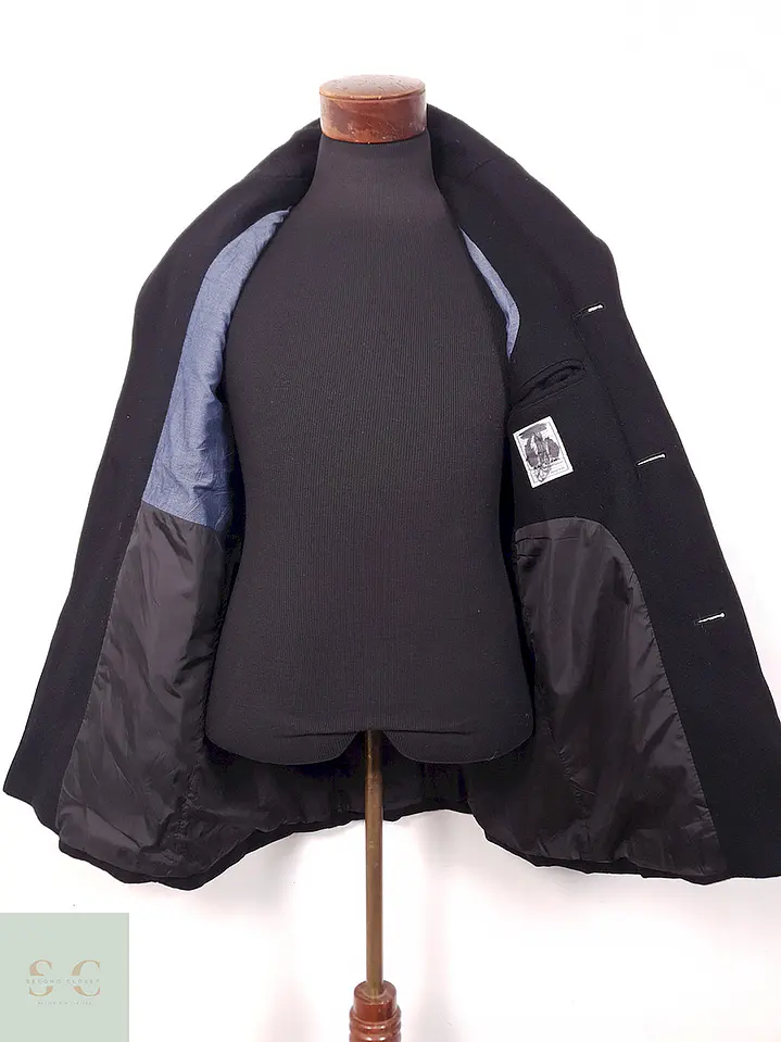 Abrigo Tres Cuartos Makia Negro 70% Lana - Talla M 11